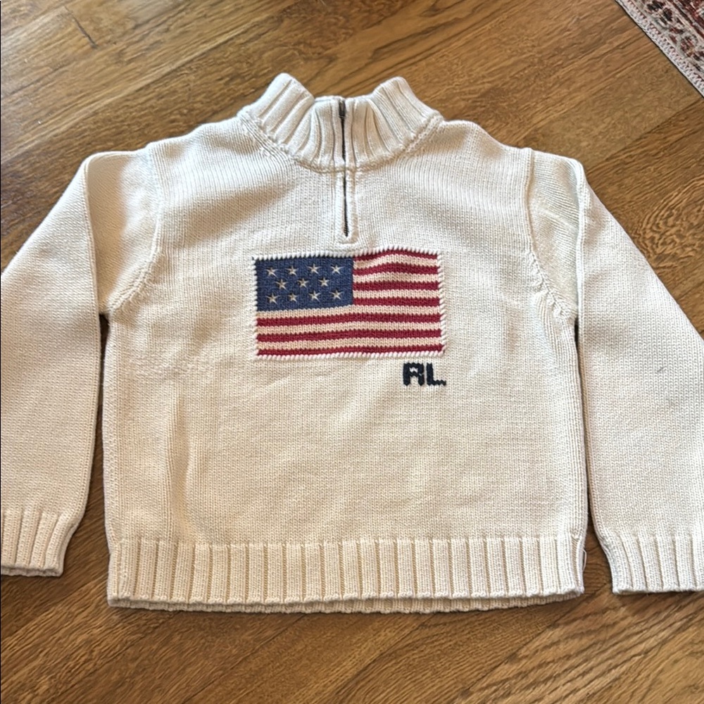 Polo by Ralph Lauren American Flag Zip Up